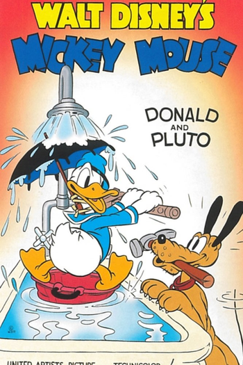 Poster de Curta Donald e Pluto (1936)