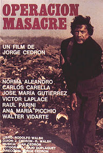 Operación Masacre - Poster / Capa / Cartaz - Oficial 1