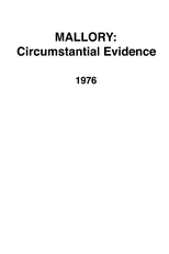 Mallory: Indiciação (Mallory: Circumstantial Evidence)