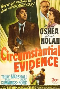 Circumstantial Evidence - Poster / Capa / Cartaz - Oficial 1