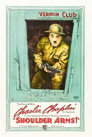 Poster 2 de Curta Carlitos nas Trincheiras (1918)