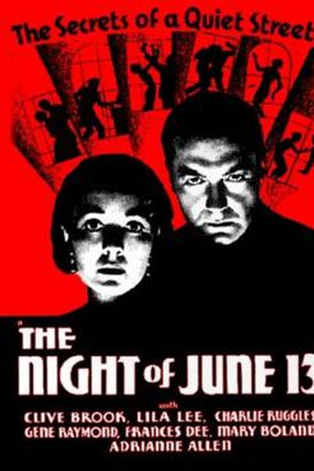 Poster de Filme A Noite de Junho 13 (1932)