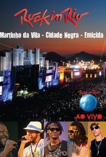 Martinho da Vila, Cidade Negra e Emicida - Ao Vivo Rock In Rio - Poster / Capa / Cartaz - Oficial 1