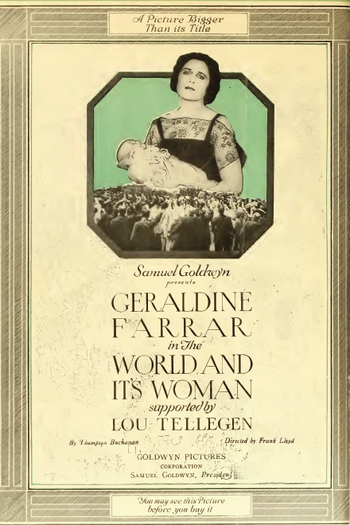 Poster de Filme O Mundo e A Mulher (1919)