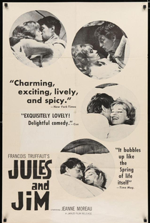 Jules e Jim - Uma Mulher Para Dois - Poster / Capa / Cartaz - Oficial 9