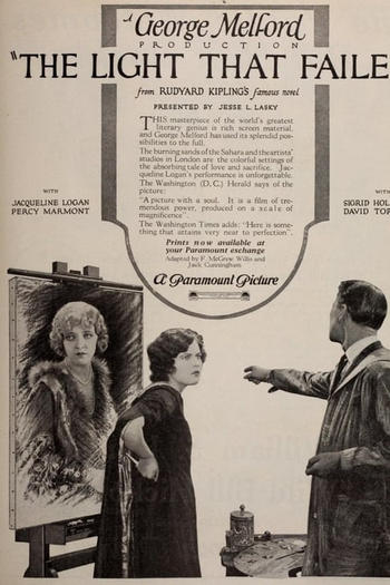 Poster de Filme The Light That Failed (1923)