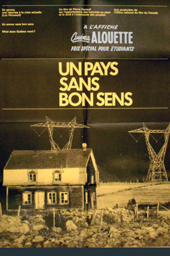 Poster de Filme Um País sem Bom Senso! (1970)