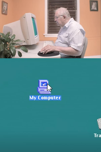Poster de Curta Peter’s Computer: Desktop Cleanup (2014)