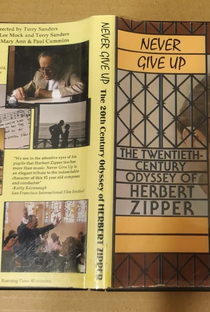 Never Give Up: The 20th Century Odyssey of Herbert Zipper - Poster / Capa / Cartaz - Oficial 1