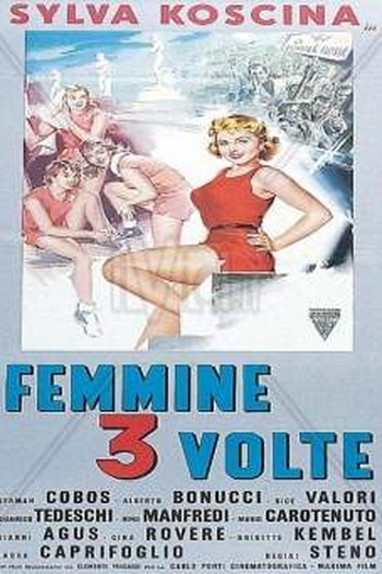 Poster de Filme Três Vezes Mulher (1957)