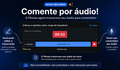 Novo recurso do Filmow permite comentar por áudio com transcrição automática