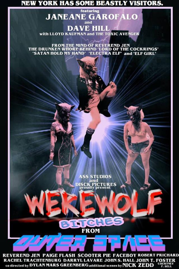 Poster de Filme Werewolf Bitches from Outer Space (2016)