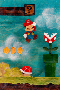 Mario On Paper - Poster / Capa / Cartaz - Oficial 1
