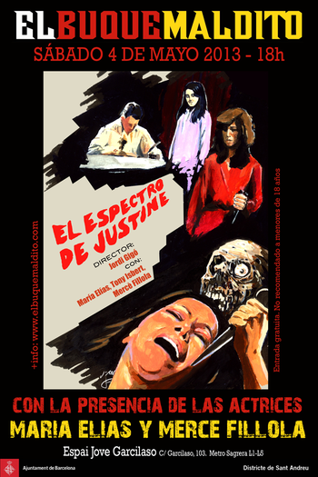 Poster de Filme El Espectro de Justine (1986)