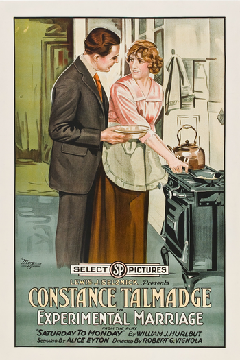 Poster de Filme Experimental Marriage (1919)