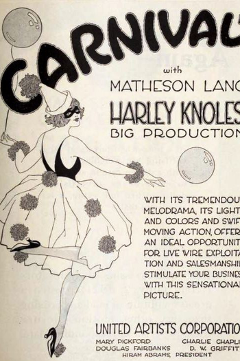 Poster de Filme Carnaval (1921)