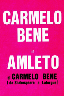 Amleto di Carmelo Bene (da Shakespeare a Laforgue) - Poster / Capa / Cartaz - Oficial 1