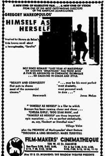 Himself as Herself - Poster / Capa / Cartaz - Oficial 1
