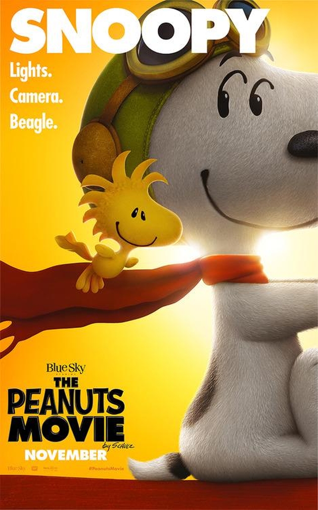 Peanuts ganham pôsteres de personagens