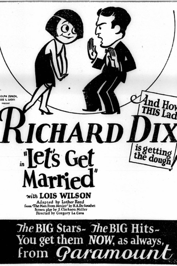 Poster de Filme Vamos Nos Casar (1926)