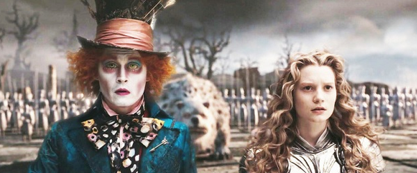 Johnny Depp e Mia Wasikowska confirmados em Alice no País das Maravilhas 2