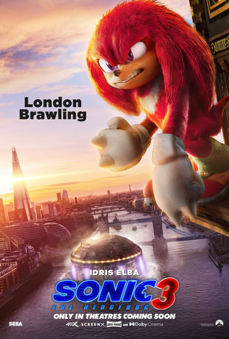 Poster 30 de Filme Sonic 3: O Filme (2024)