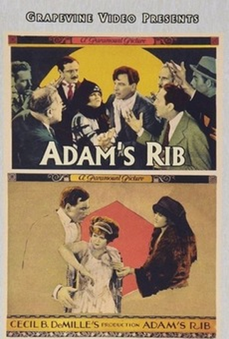 Poster 1 de Filme Adam's Rib (1923)