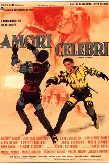 Poster de Filme Amores Célebres (1961)