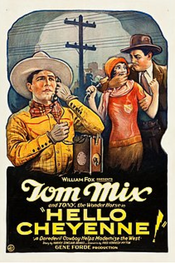 Poster de Filme Olá Cheyenne! (1928)