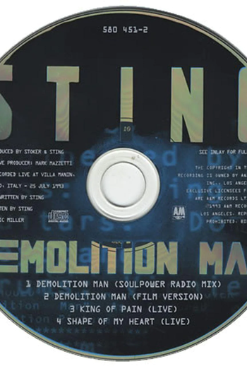 Poster de Curta Sting: Demolition Man (1993)