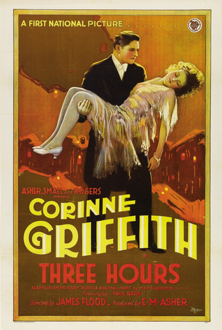 Poster 1 de Filme Três Horas (1927)