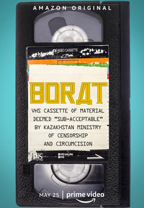Borat: Fita VHS de material considerado "subaceitável" pelo Ministério de Censura e Circuncisão do Cazaquistão (Borat: VHS Cassette of Material Deemed 'Sub-acceptable' by Kazakhstan Ministry of Censorship and Circumcision)