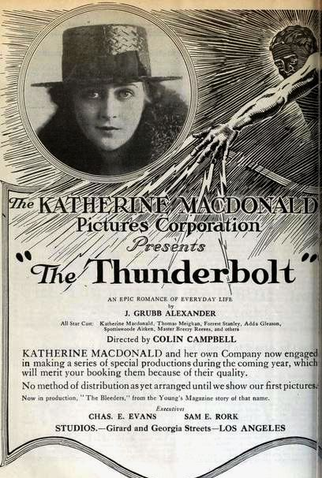 Poster 1 de Filme The Thunderbolt (1919)