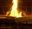Crackling Yule Log Fireplace