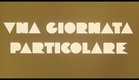 Una giornata particolare (1977) Italian trailer designed by Iginio Lardani