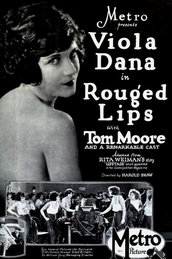 Poster de Filme Rouged Lips (1923)