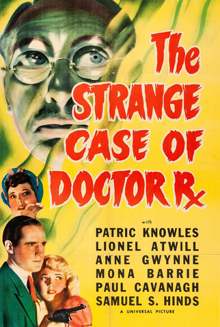 Poster 1 de Filme O Fatídico Caso do Doutor Rx (1942)
