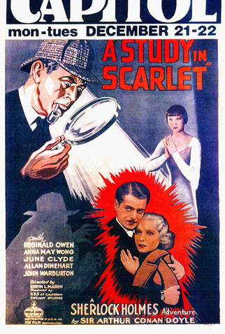 Poster 1 de Filme Um Estudo em Vermelho (1933)