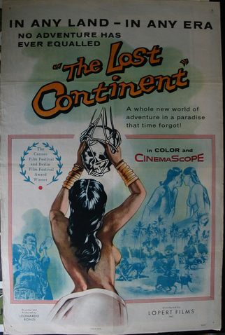Poster 2 de Filme O Continente Esquecido (1968)