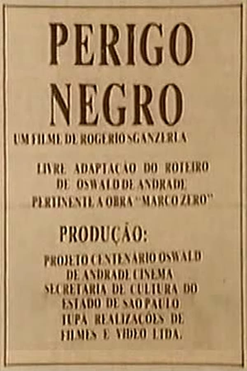 Poster de Curta Perigo Negro (1993)