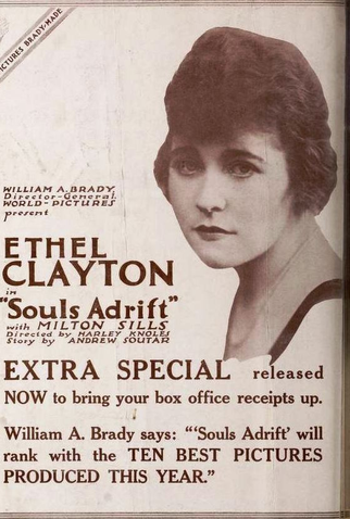Poster 1 de Filme Souls Adrift (1917)