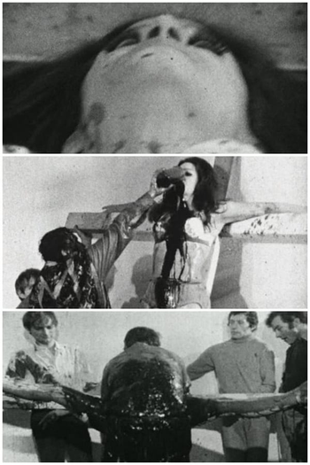 Poster de Curta Maria-Conception-Action: Hermann Nitsch (1969)