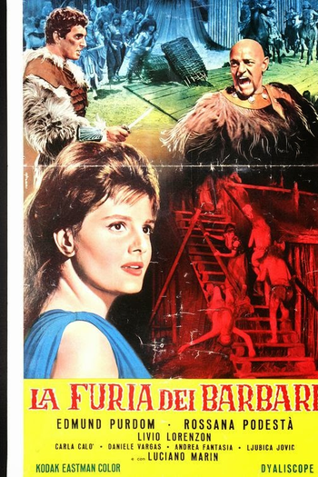 Poster de Filme Avalanche de Bárbaros (1960)