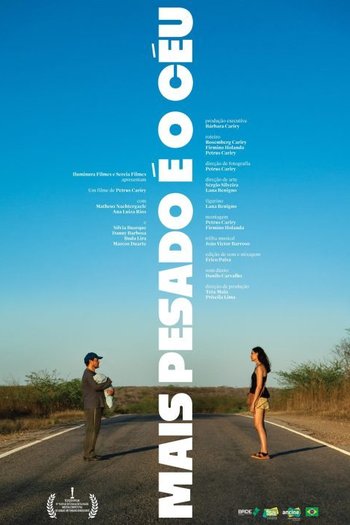 Poster de Filme Mais Pesado é o Céu (2023)