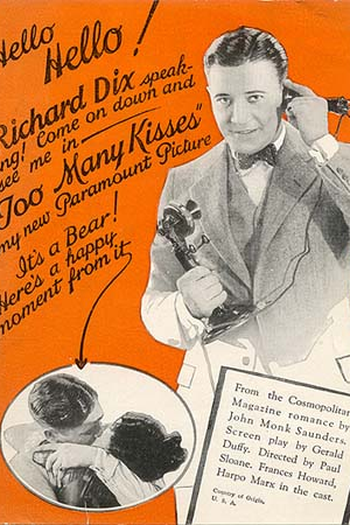 Poster de Filme Too Many Kisses (1925)