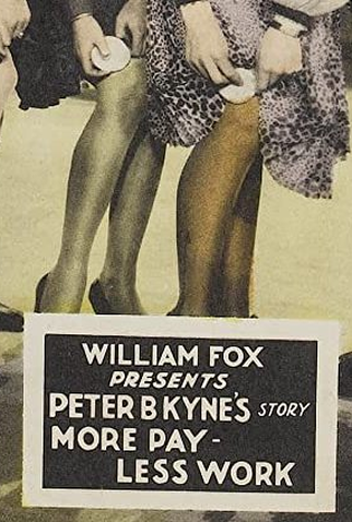 Poster 1 de Filme Mais Dinheiro - Menos Trabalho (1926)