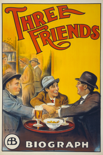 Poster de Curta Three Friends (1913)