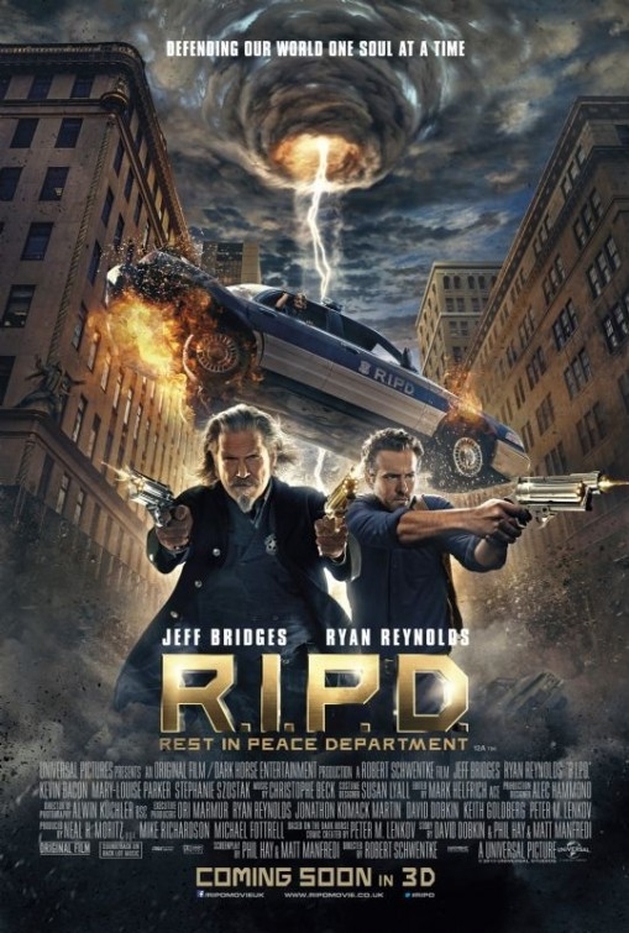 Ryan Reynold e Jeff Bridges investigam o sobrenatural no comercial inédito de R.I.P.D.