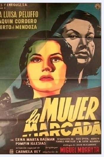 Poster de Filme La Mujer Marcada (1957)