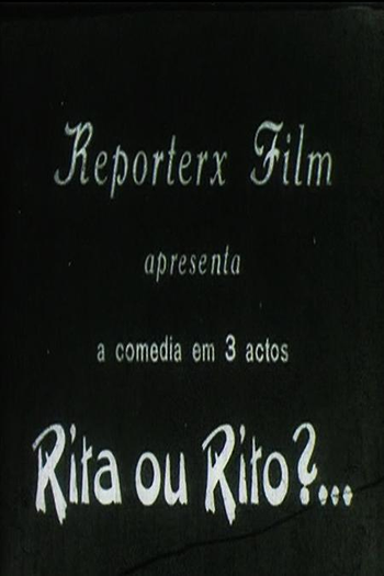 Poster de Filme Rita ou Rito?... (1927)
